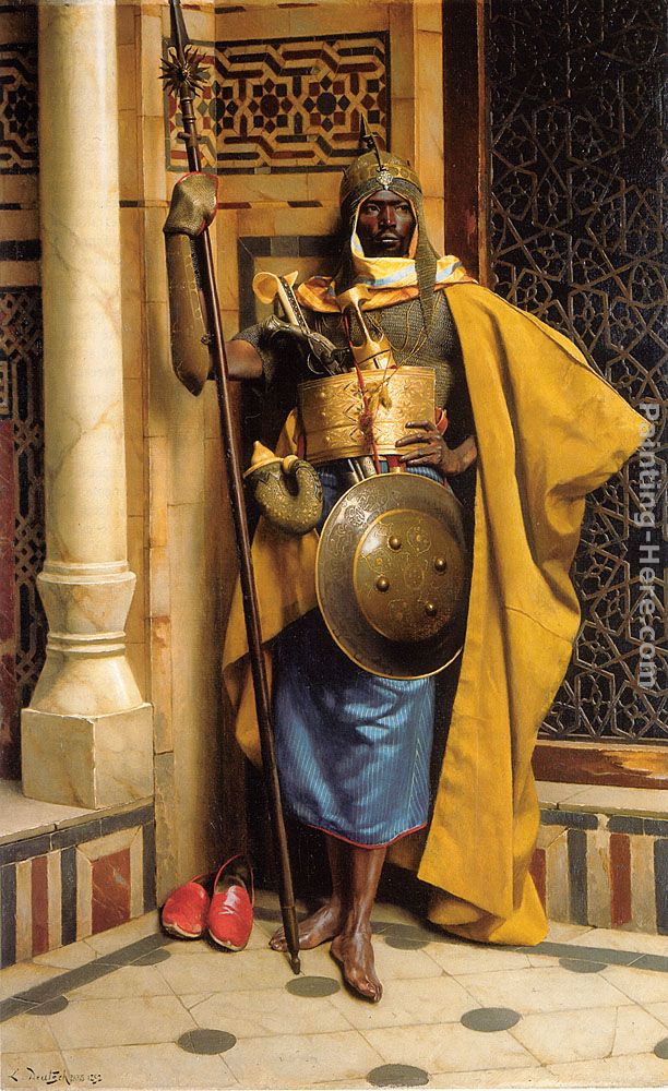 The Palace Guard painting - Ludwig Deutsch The Palace Guard art painting